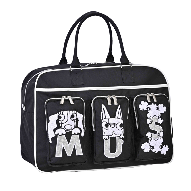 MU SPORTS　MU スポーツ 相良刺繍キャラクター ボストンバッグ 703J6200 【ゴルフバッグ 】【M・U  SPORTS】【MUスポーツ】【エムユー】