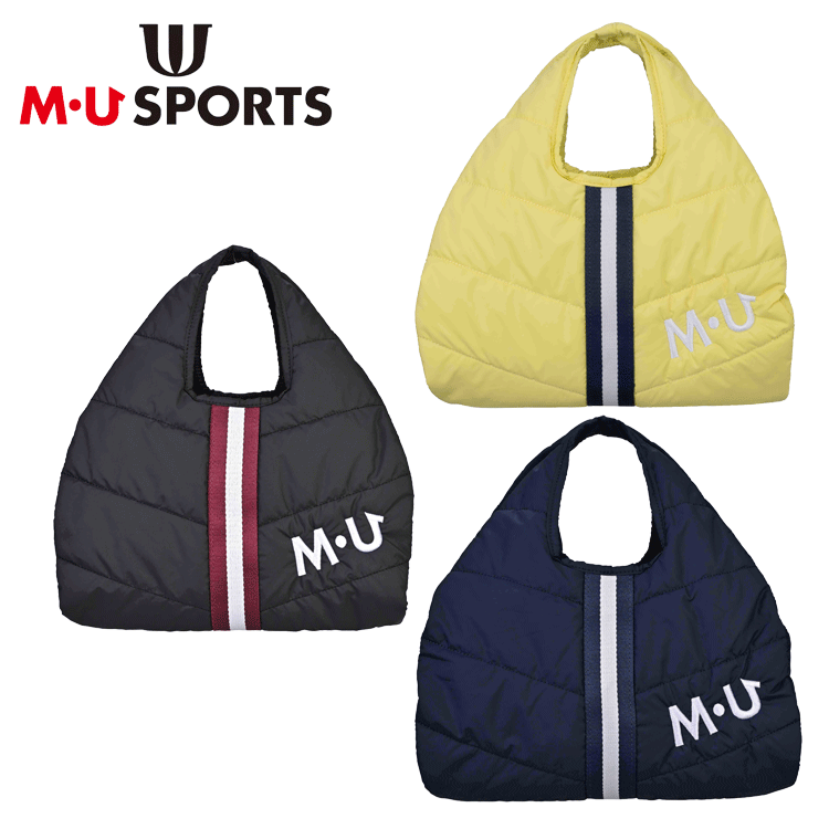 MU SPORTS MU スポーツ キャラクター 総柄パーツ使い ポーチ 