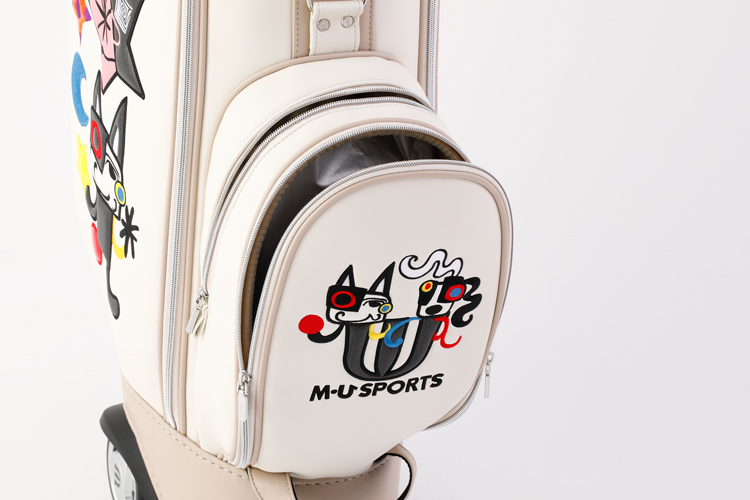 MU SPORTS☆ ポロシャツ ゴルフウェア 大きいサイズ44 総柄 半袖