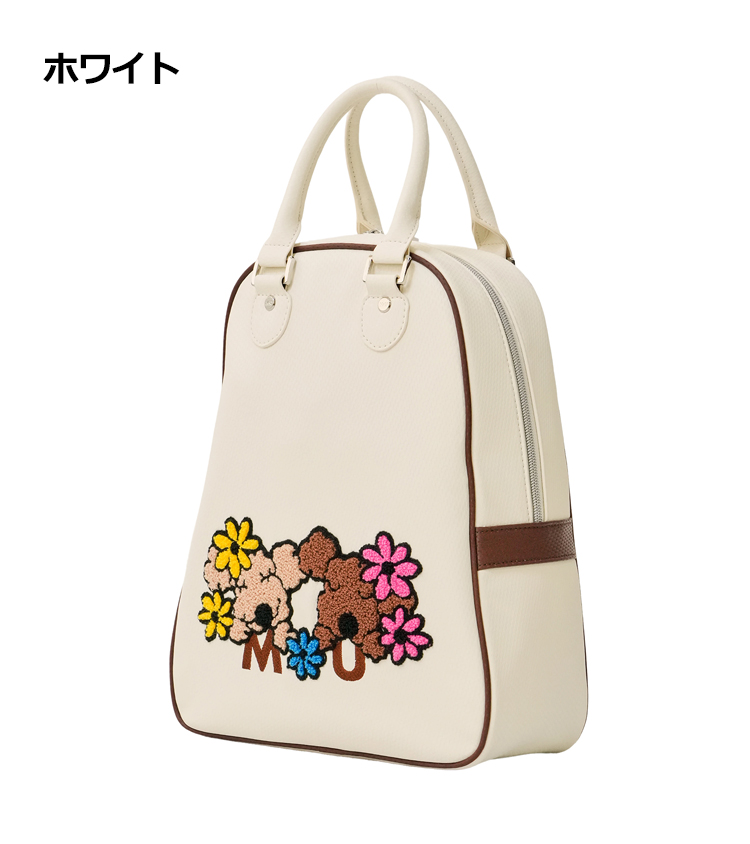★2025秋冬新品未使用★MU SPORTS サガラ刺繍ゴルフバッグ 3点セット M・U SPORTS MU SPORTS MU スポーツ キャディバッグ 703R6132 8.5