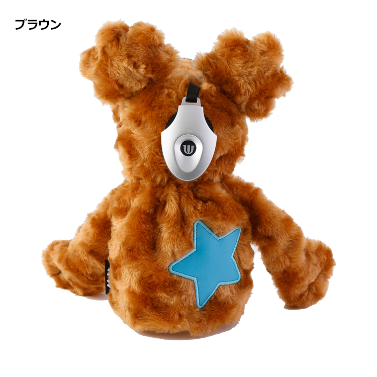 (未使用･未開封品)　MU SPORTS(エム ユースポーツ) ヘッドカバー 703W1514 M・U SPORTSキャラクター5th ShuShuヘッドカバーFW対応 ブラウン  703W1514   M・U SPORTS 6k88evb MU SPORTS(エム ユースポーツ) ヘッドカバー 703W1514 M・U