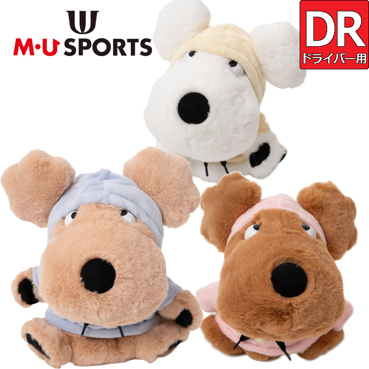 ヘッドカバー メンズ レディース MUスポーツ エムユー スポーツ M.U SPORTS MUSPORTS 2025 秋冬 新作 ゴルフ 703r6552 M・U SPORTS MU SPORTS MU スポーツ ドライバー用 ヘッドカバー
