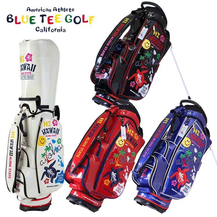 ブルーティーゴルフ BLUE TEE GOLF HI HAWAII エナメル スタンド