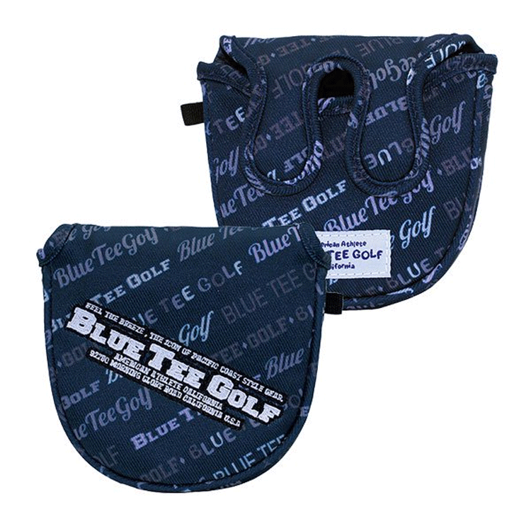 BLUE TEE GOLF（ブルーティーゴルフ） パター用 ヘッドカバー ボーダー