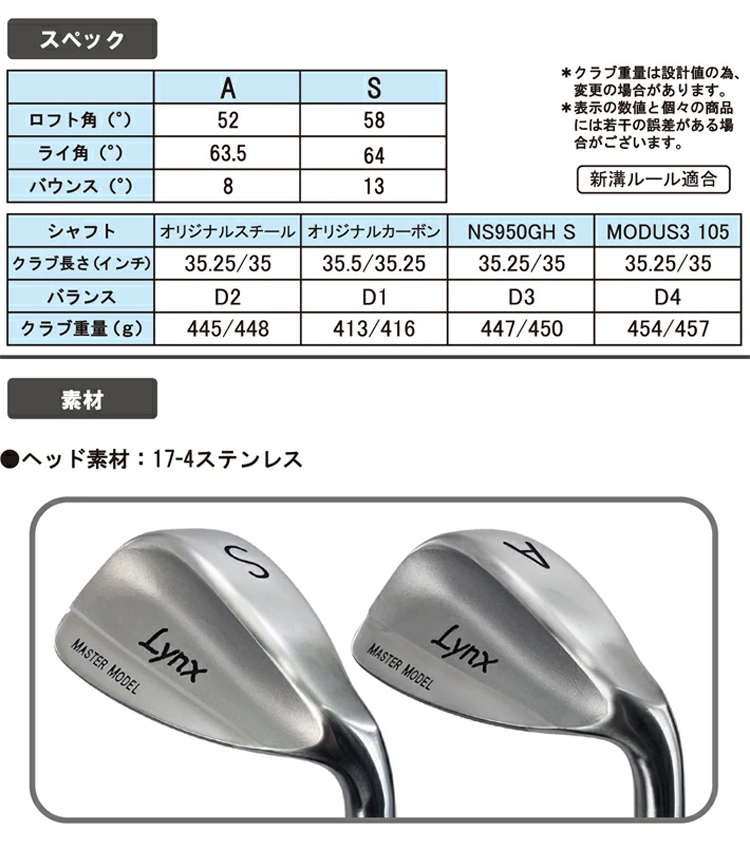 楽天市場】Lynx リンクス Master Model 完全復刻 【カスタム