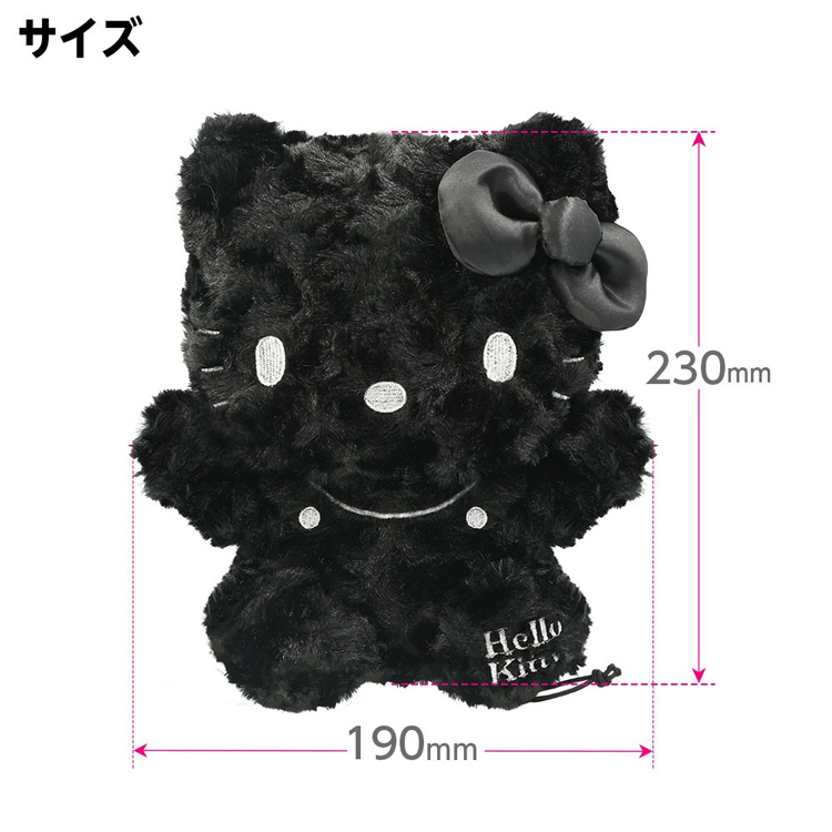 sanrio（サンリオ） ハローキティ フェアウェイウッド用 ブラックver