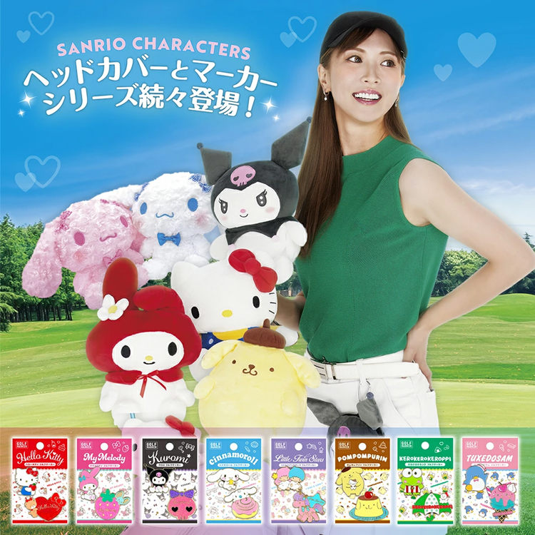 超レア!!新品・未使用品【ハローキティ】ペンダント マーカー　ゴルフ　レトロ ハローキティ ゴルフマーカー キャラクター グッズ ゴルフ マーカー