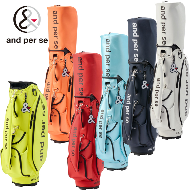 and per se（アンパスィ） ゴルフ 9.0型 キャディバッグ AUS7306