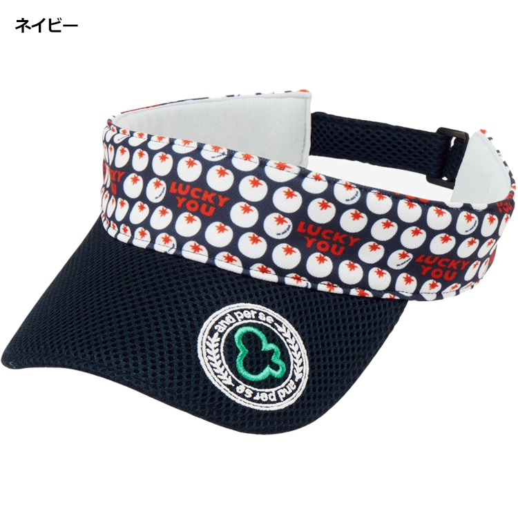 and per se（アンパスィ） レディース バイザー AFS8736 ハット 帽子