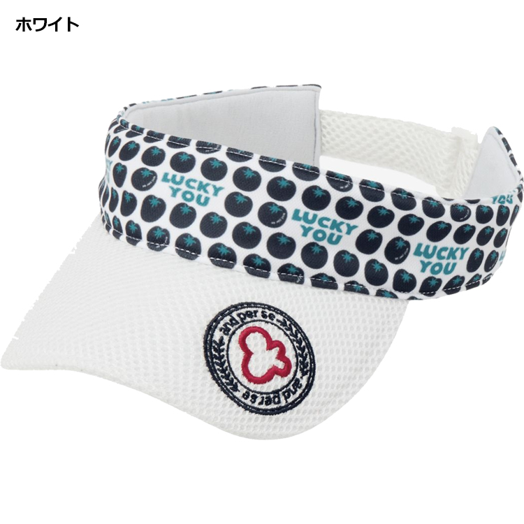 and per se（アンパスィ） レディース バイザー AFS8736 ハット 帽子