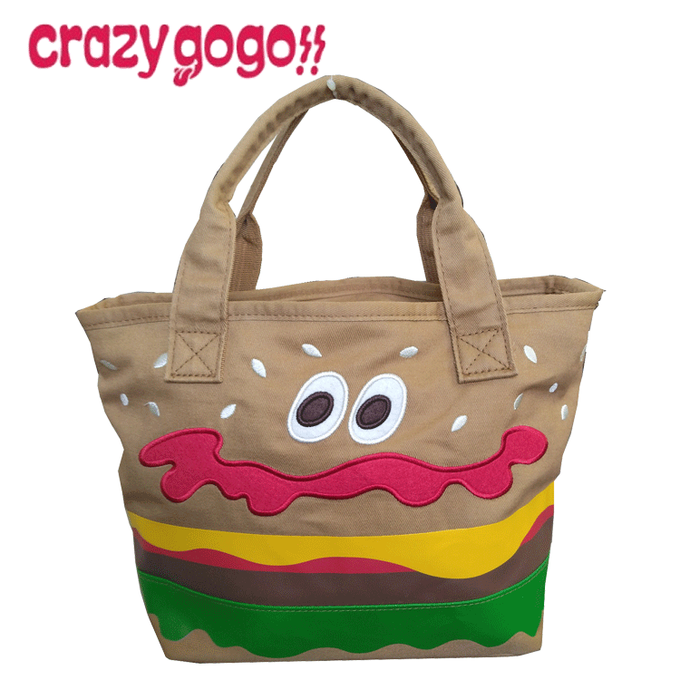 crazy go go クレイジーゴーゴー ハンバーガー ミニトートバッグ CGG 