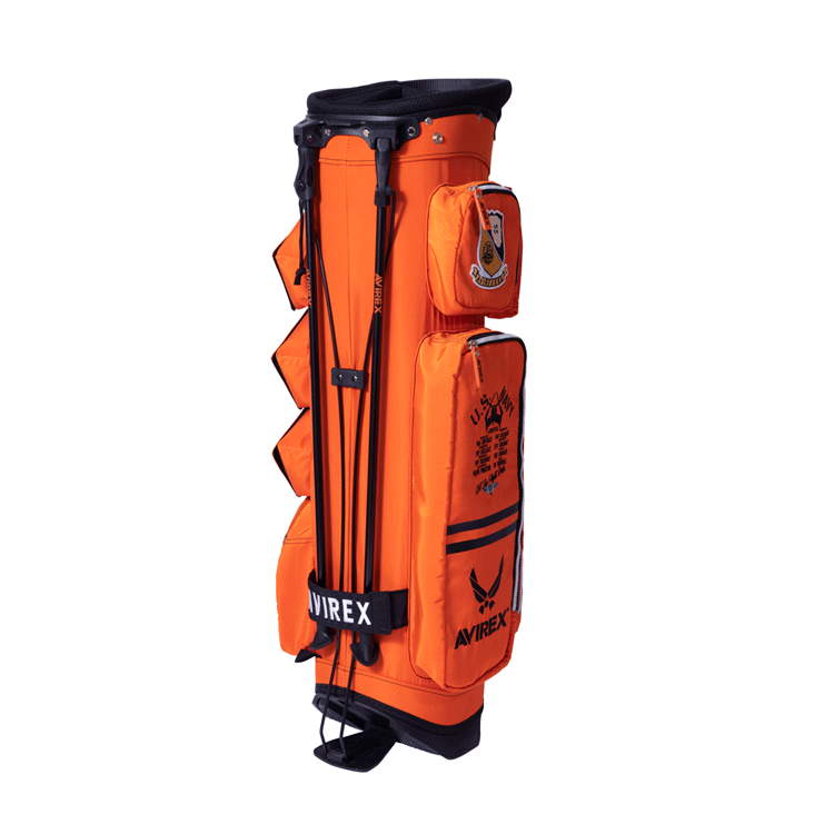 AVIREX GOLF アヴィレックスゴルフ 9型 スタンド式 キャディバッグ AVG3S-BA12【AVIREX】【8ポケット】 AVIREX GOLF 8ポケット ゴルフ用品 バッグ