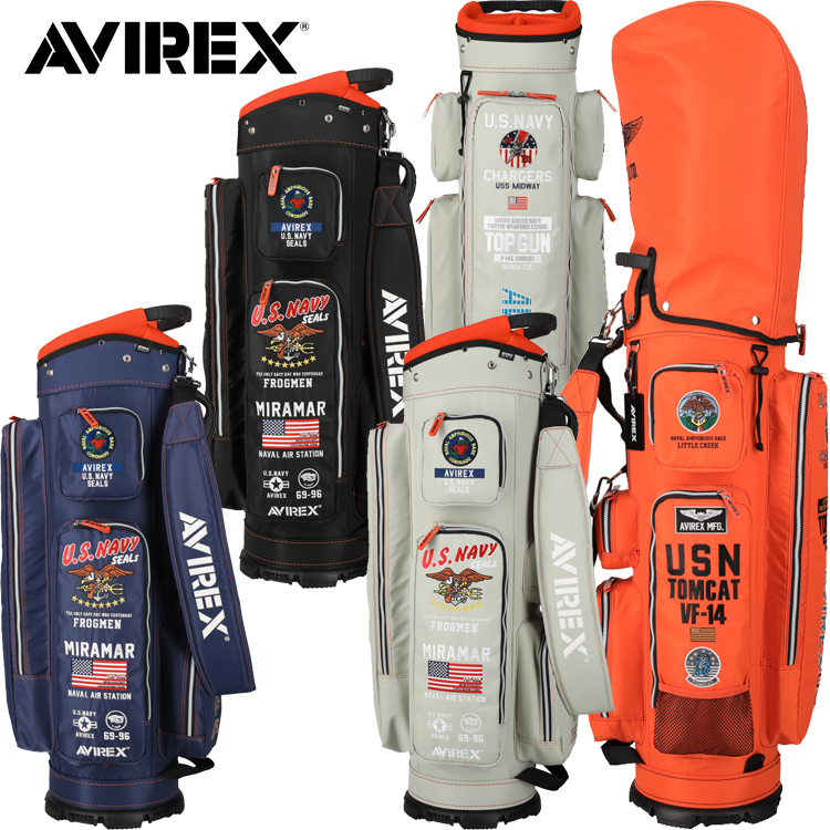 AVIREX GOLF アヴィレックスゴルフ 9型 カート式 キャディバッグ