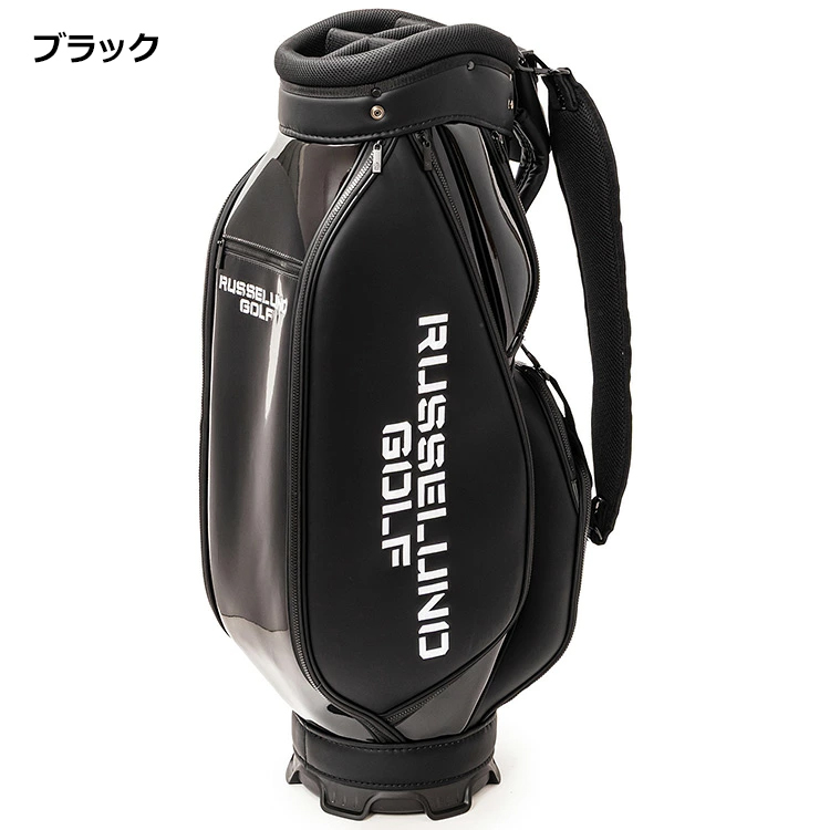 ラッセルノ　キャディバック　ブラック Russeluno（ラッセルノ） Russeluno Golf ゴルフ キャディバッグ 9型