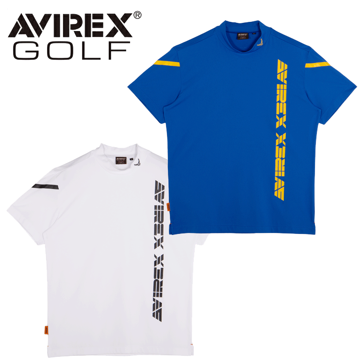 AVIREX GOLF アビレックス ゴルフ エンブレムポロシャツ(M)[1] AVIREX GOLF アビレックス メンズ ポロシャツ シーズナル 半袖