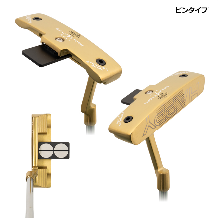 ブレインストームゴルフ ハッピーパター HAPPY Patter Eye Golden