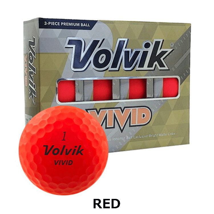 Volvik 2022年モデル VIVID 1ダース（12球）【VOLVIK】【ボルビック 