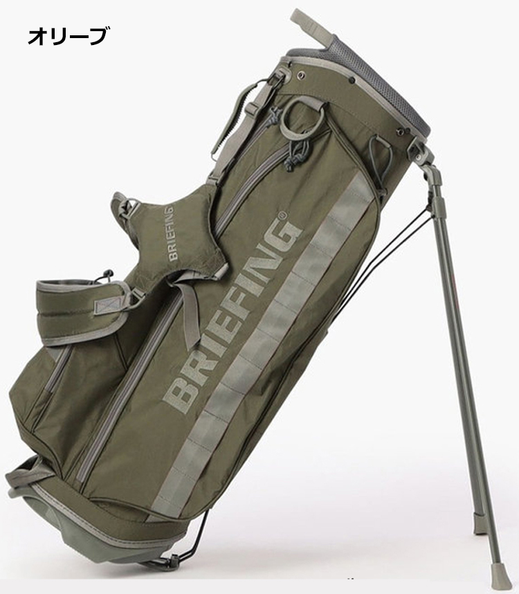きぬあ　BRIEFING キャディバッグ スタンド付 CR4 #02 BRIEFING GOLF 正規品 ブリーフィング ゴルフ キャディバッグ