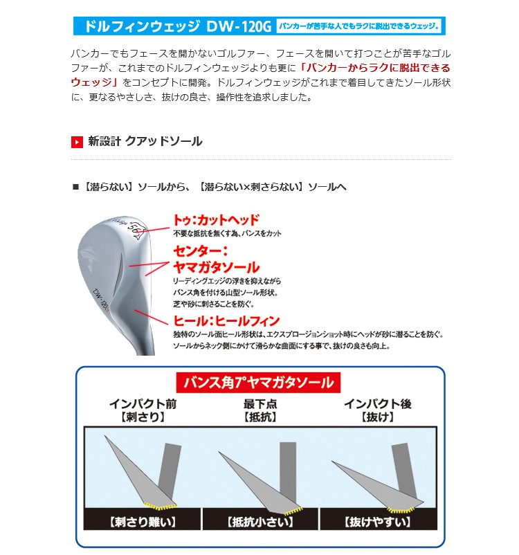 Dolphin Wedge キャスコ ドルフィン ウエッジ DW-120G N.S.PRO950GH