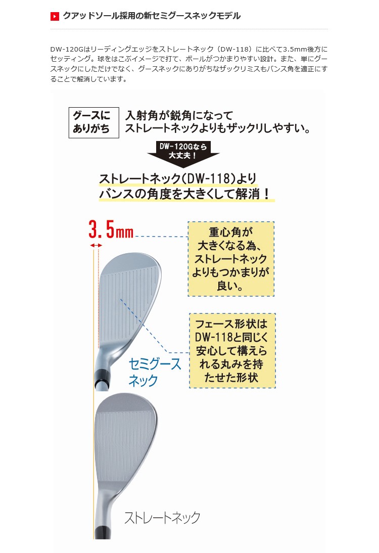 Dolphin Wedge キャスコ ドルフィン ウエッジ DW-120G N.S.