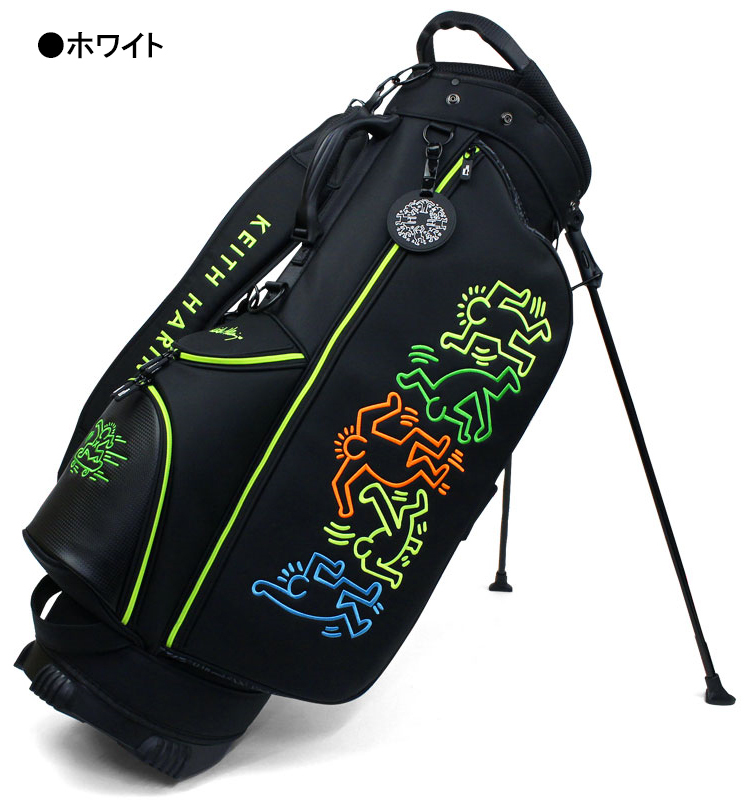 キースヘリング(Keith Haring) スタンドキャディバッグ KHCB-08