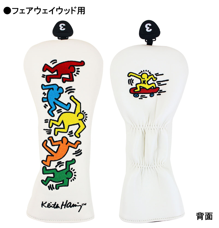 Callaway - ラウンド未使用 キースヘリング ヘッドカバーセット Callaway - ラウンド未使用 キースヘリング ヘッドカバーセット