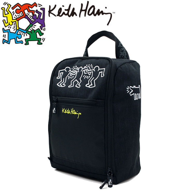 キースヘリング ゴルフ シューズケース 3Figs KHSC-02 Keith Haring 