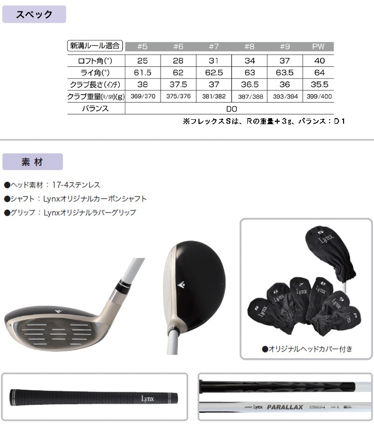 Lynx（リンクス） 【飛砲 PREMIUM 3球プレゼント】 PARALLAX パラ