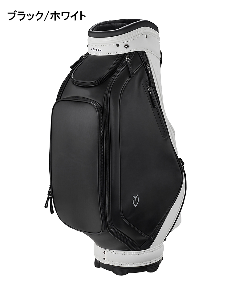 ベゼル ゴルフ メンズ キャディバッグ PRODIGY Staff 9型 6分割 VESSEL（ベゼル） キャディバッグ PRODIGY Staff 22SS 8830119