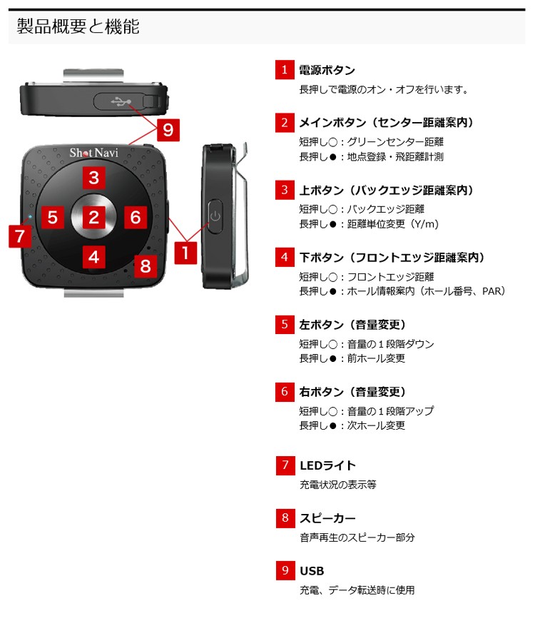 ショット ナビ V2 さくらモデル ボイス型 ゴルフナビ shot Navi 横峯さくらモデル【ブイ2】【距離計】【GPS】【ショットナビ】【横峯さくら】  : 67240010 : 遊遊スポーツ ヤフーショッピング店 - 通販 - Yahoo!ショッピング