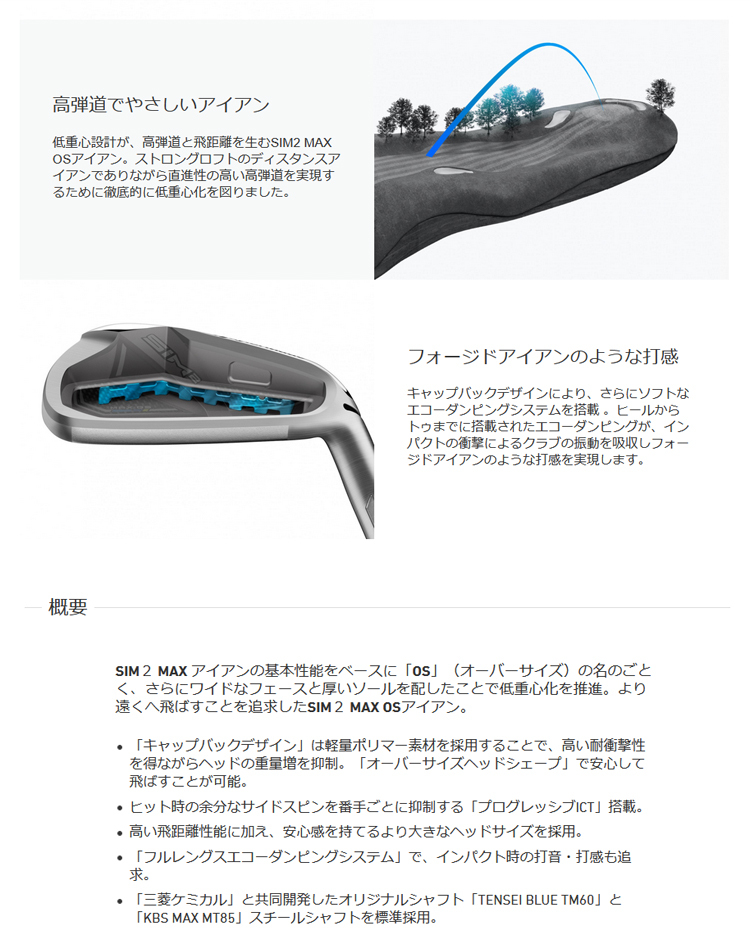 SIM 2021年モデル 日本正規品 テーラーメイド SIM2 MAX OS