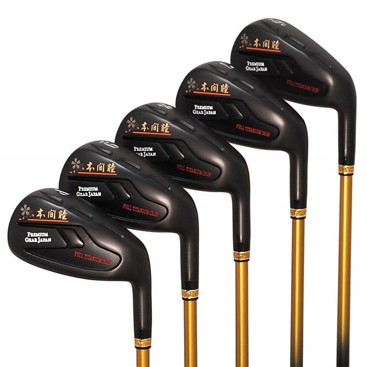 MUTSUMI HONMA ムツミ ホンマ フルボディ チタン アイアンセット 5本組