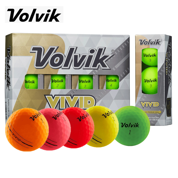Volvik VIVD 1ダース（12球）【VOLVIK】【20】【ビビッド
