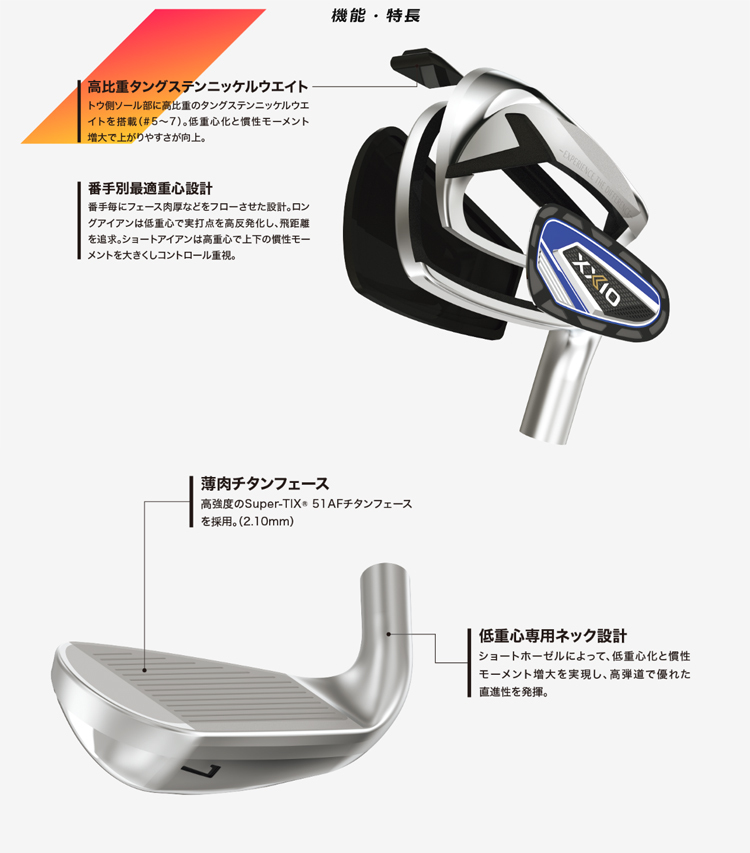 ゼクシオ(XXIO) アイアンセット 5本組 ゼクシオ12アイアン