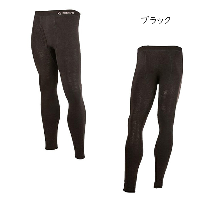 速暖 EON SPORTS ヒートラブ タイツ 前開き BK (L) EON SPORTS (セール)ZEROFIT HEATRUB ヒートラブ タイツ【速暖
