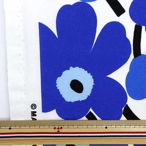 マリメッコ　ミニウニッコ　スカーフ　52x54cm 青 marimekko [爆買] マリメッコ スカーフ Aiempi Unikko scarf
