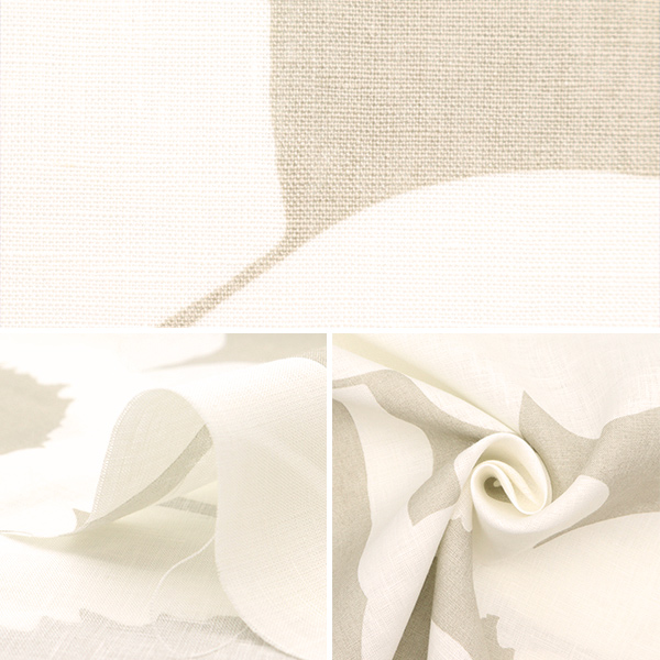 数量5から】 生地 『マリメッコ ウニッコ リネン ベージュ 072130-914