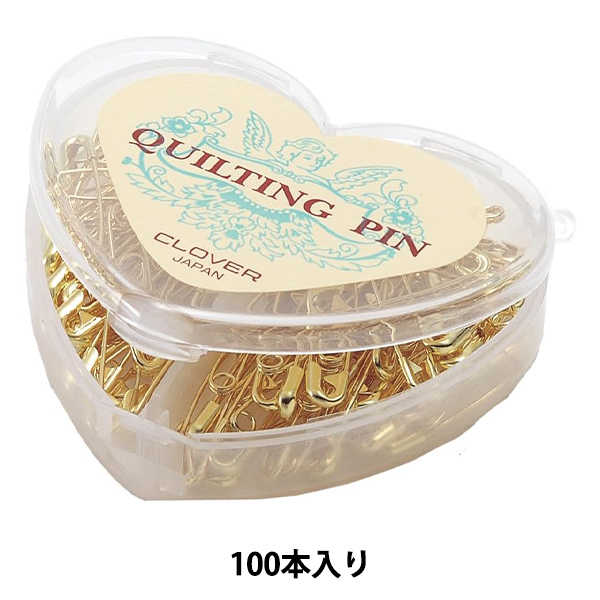 パッチワーク用品 『キルトしつけピン No.1 100本入り 57-405』 Clover クロバー
