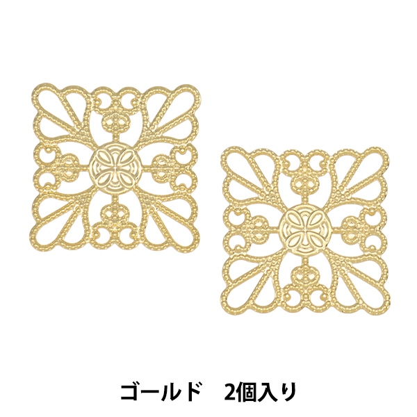 手芸金具 『スカシパーツ ゴールド　＃２４３７』
