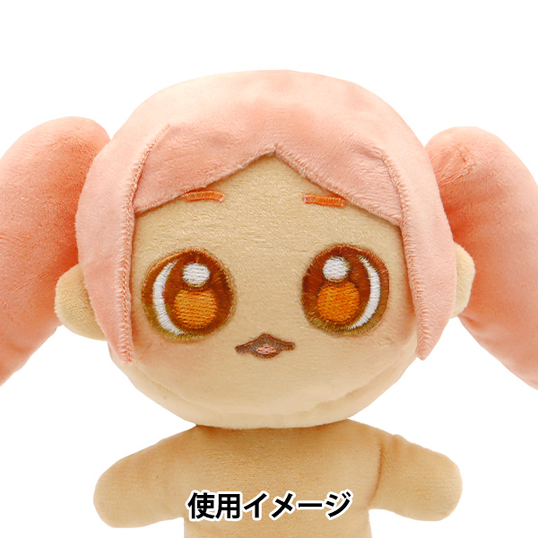 ユザワヤ ワッペン 『ぬいにょんワッペン フェイスメイク M