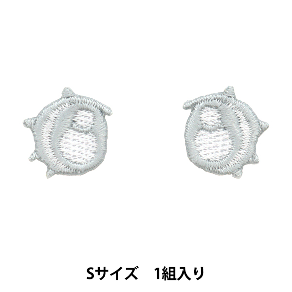 ワッペン 『ぬいにょんワッペン フェイスメイク Sサイズ YZNW-01』 