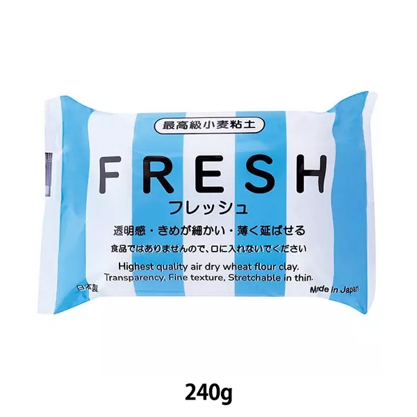 パンフラワー用穀物粘土 『Fresh (フレッシュ) 240g』 サン工業 : 385