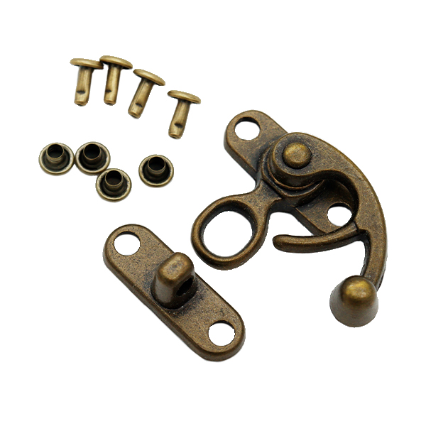 手芸金具 『ケースロック アンティークゴールド AK-56-4』 : ユザワヤ