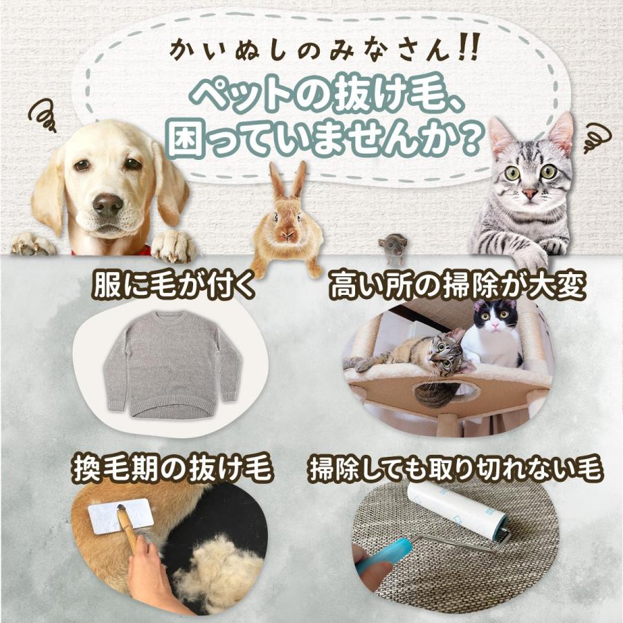 ペットコーム 犬 猫 ウサギ 毛取り ブラシ ワンタッチ 水洗い可 aa304