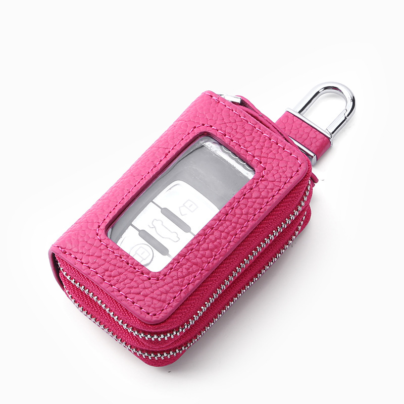 在庫処分価格！】キーケース スマートキー 2個収納 鍵 本革