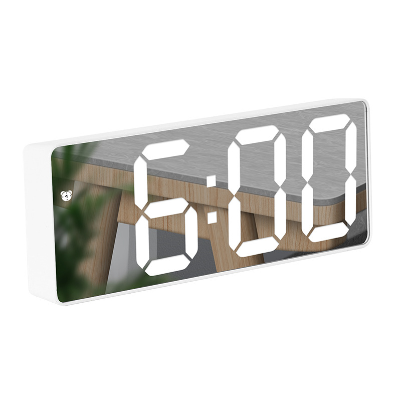 目覚まし時計 おしゃれ デジタル時計 LED シンプル アラーム 温度計｜yuzuterior｜02
