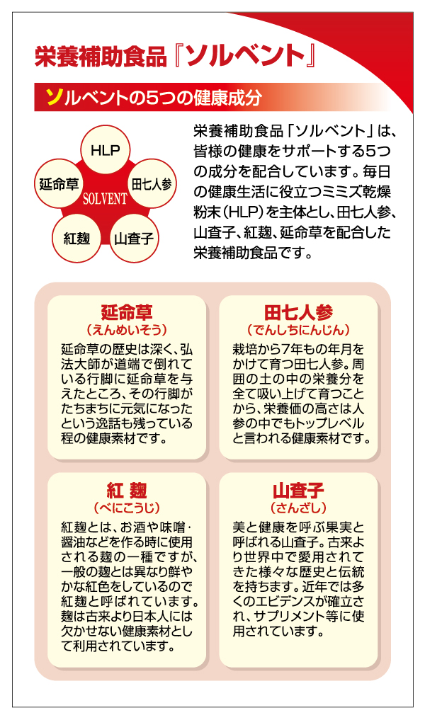 送料無料 ソルベント SOLVENT 180カプセル ミミズ酵素 ミミズ乾燥粉末