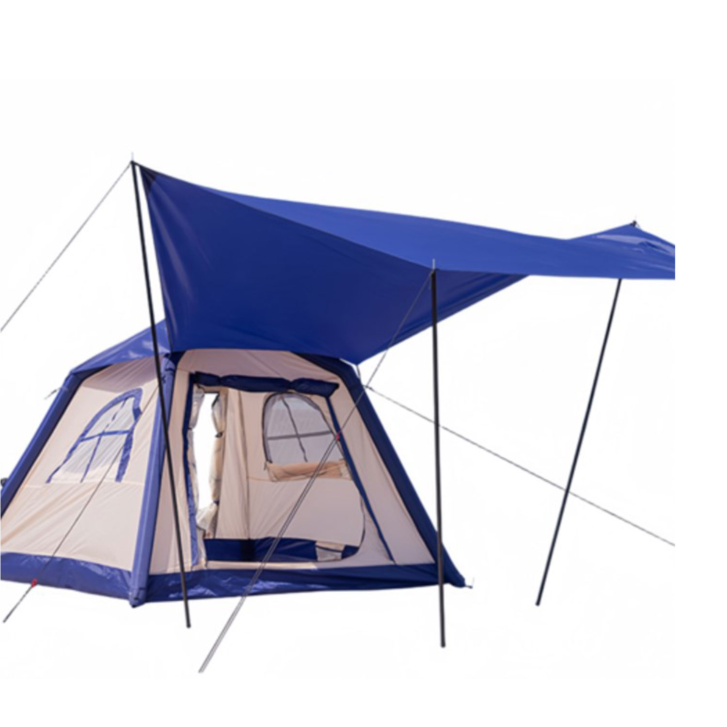 エアーテント ピックニック ロッジテント 通気 設営簡単 2~5人用 公園