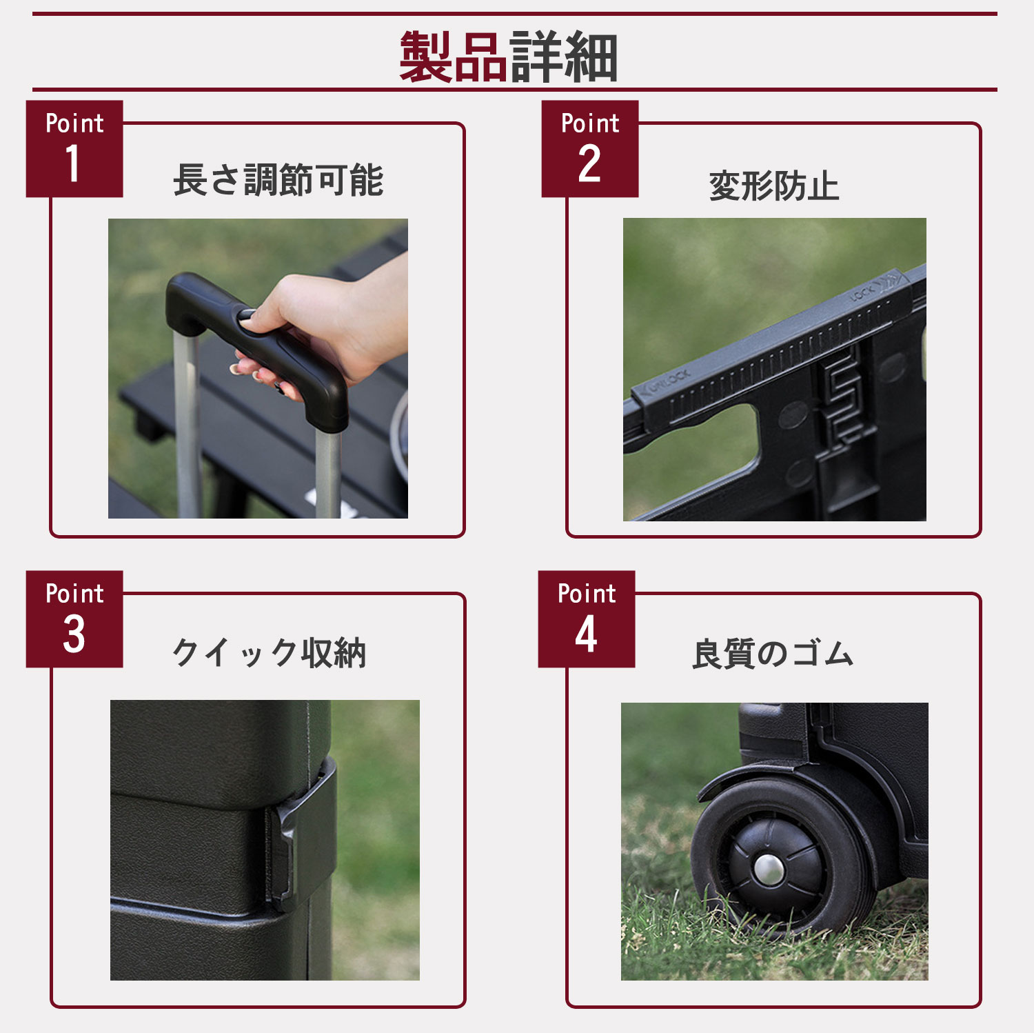 NatureHike（ネイチャーハイク） Naturehike black dog キャリーカート