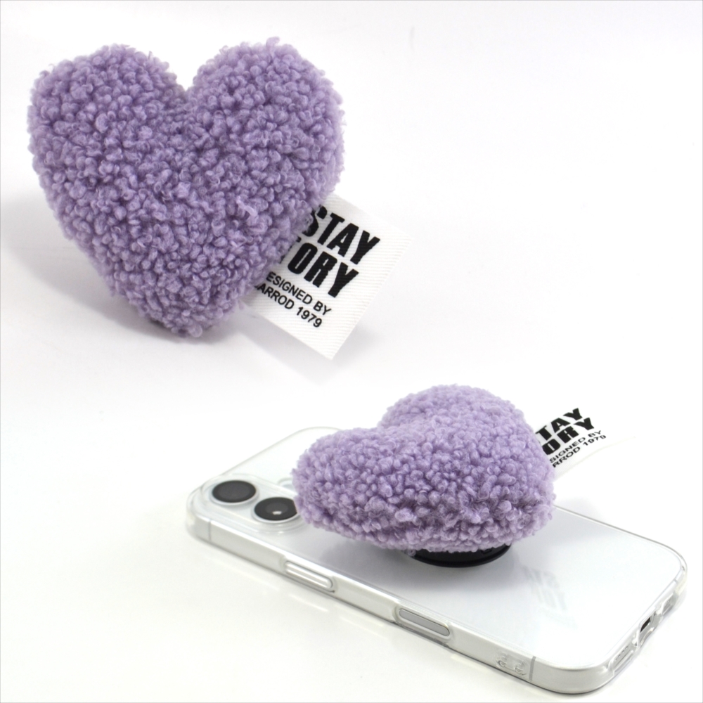 スマホグリップ グリップトック ハート スマホスタンド ポップアップ